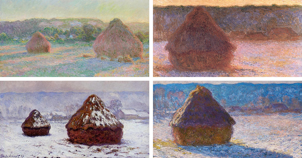 monet haystack series