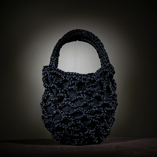 Mini Black Fashionable Crochet Bag Perfect For Vacation